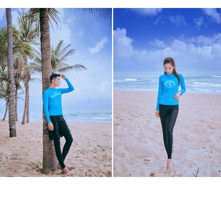 Костюм для серфинга для женщин rashguards для серфинга, женские купальные костюмы, купальник для девочек, Женская пляжная тренировочная футболка, штаны с длинными рукавами