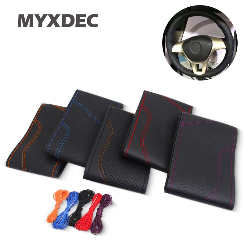 

Super anti-wear Car Steering Wheel Covers/Universal 38cm Three-dimensional Breathable Anti-slip steering-Wheel Sleeve Protector
