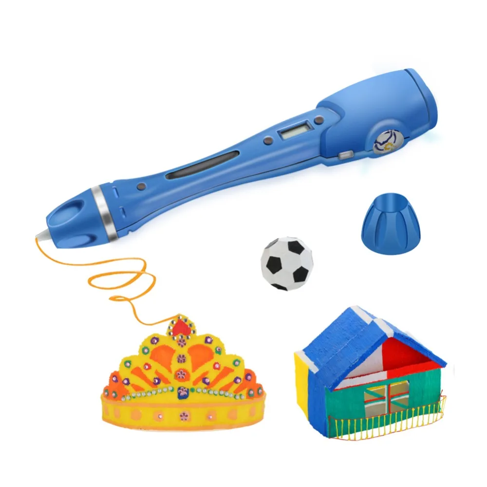  Christmas Gift Brand Model 3D Printer Pen With 1.75mm PLA Filaments 3 D Printing Pen Drawing Pens 