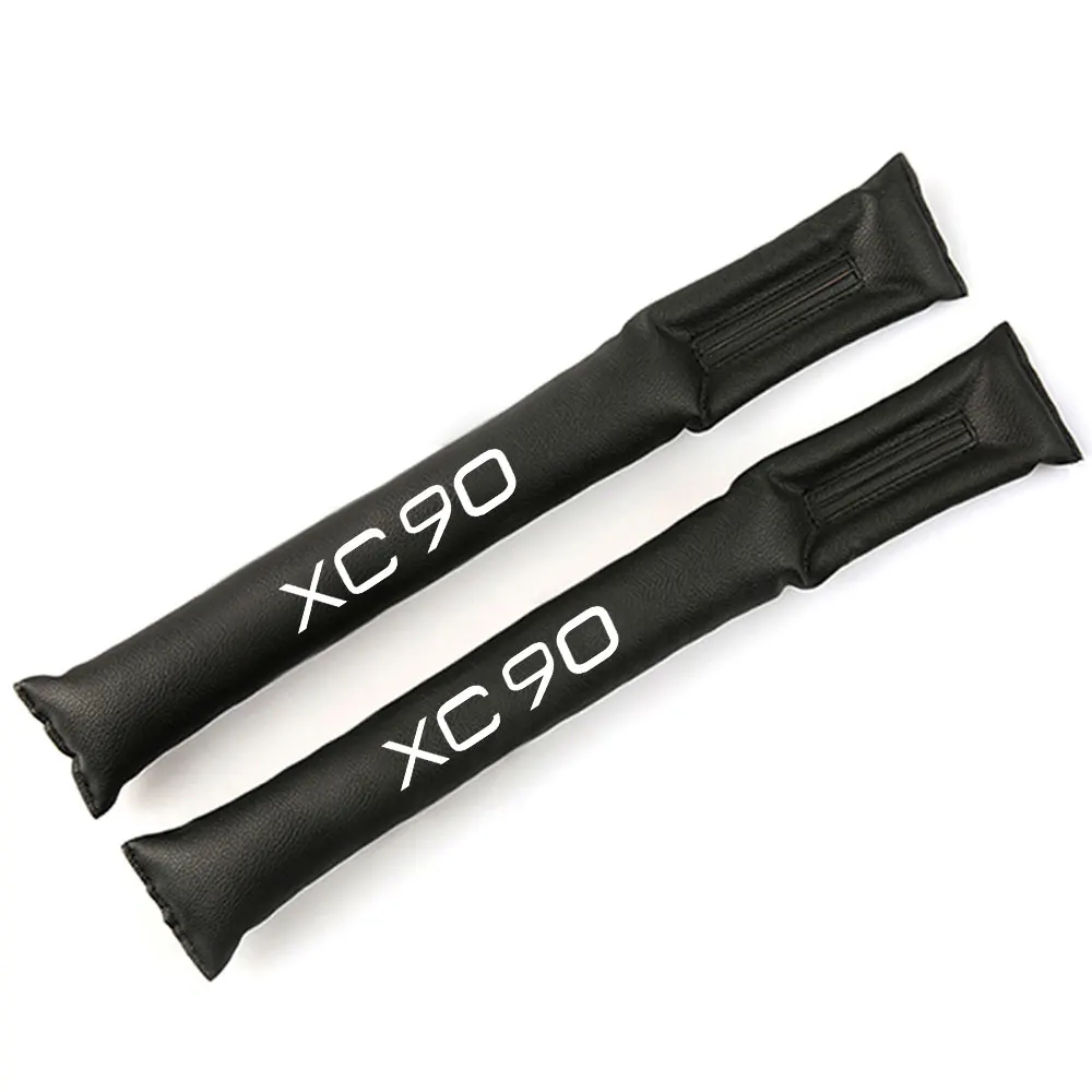 

For Volvo XC90 Car Seat Gap Plug PU Leather Filler Seat Spacer Storage Slot Plug 2Pcs Red Blue White