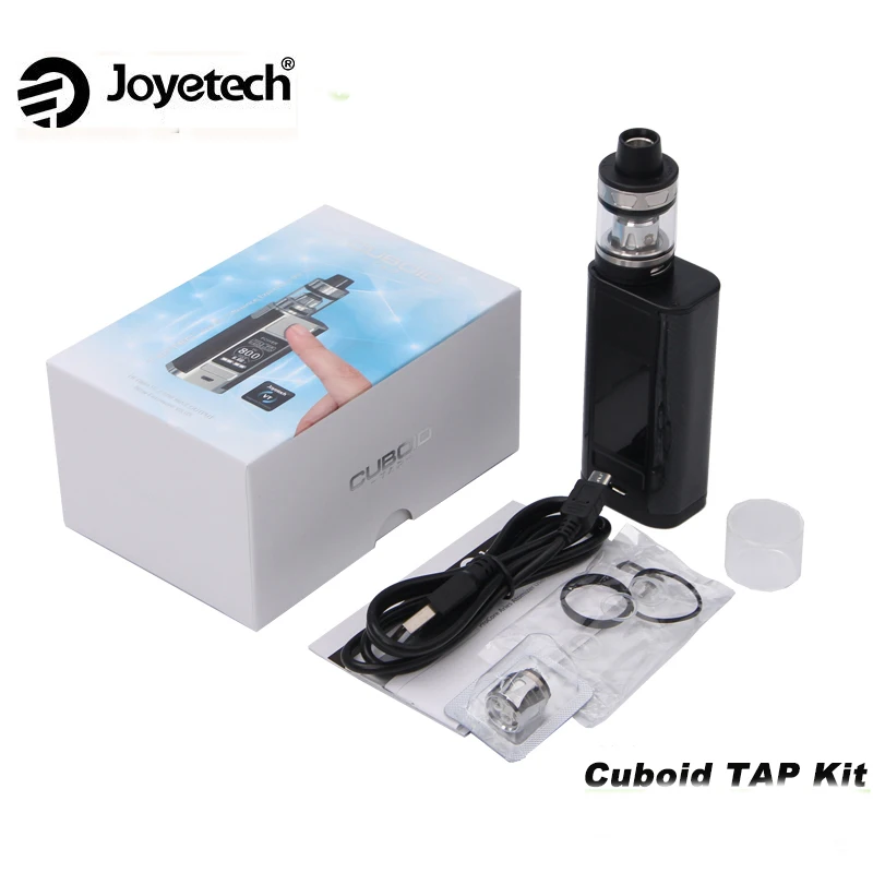 Оригинальная электронная сигарета Joyetech Cuboid Tap 228 Вт комплект коробка мод Vape с 4 мл
