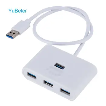

YuBeter 4 Port USB HUB Combo High Speed 5Gbps Multi USB 3.0 Splitter for Laptop PC Tablet for USB Flash Drives Mouse Keyboard