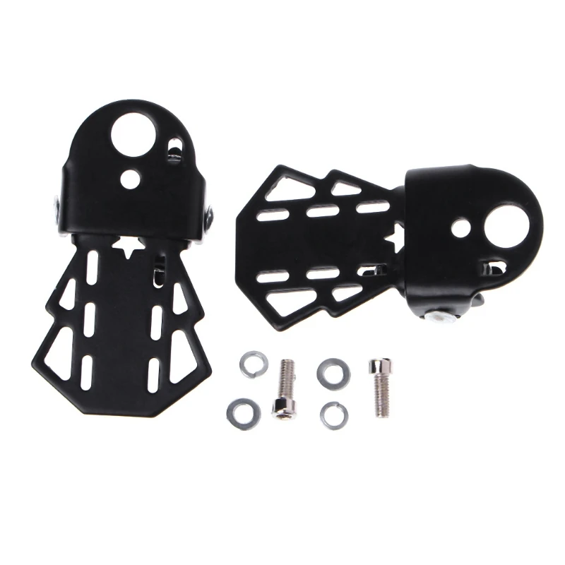 

RISK One Pair Bicycle Rear Seat Pedal Steel Folding Mountain Bike Cycling Cool Riding Footpegs Bike Accessories