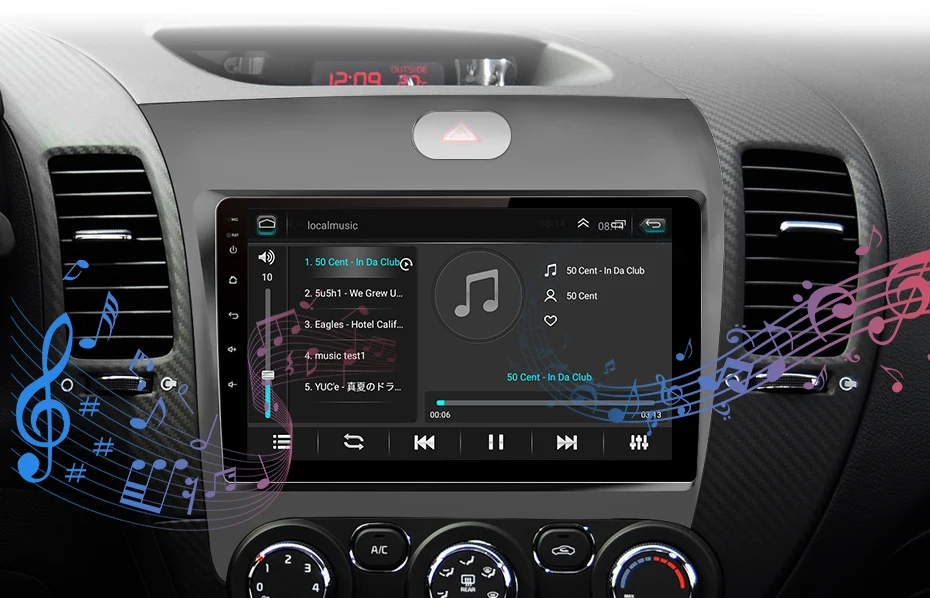 Perfect Junsun Android 8.1 2 Din Car DVD GPS Video Radio Player for KIA Cerato K3 forte 2013 2014 2015 2016 Stereo Multimedia head unit 26