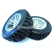 Rovan тыльная грязь рельефа шины на SS CNC алюминий, сплав диски подходит HPI Baja 5 T 5SC