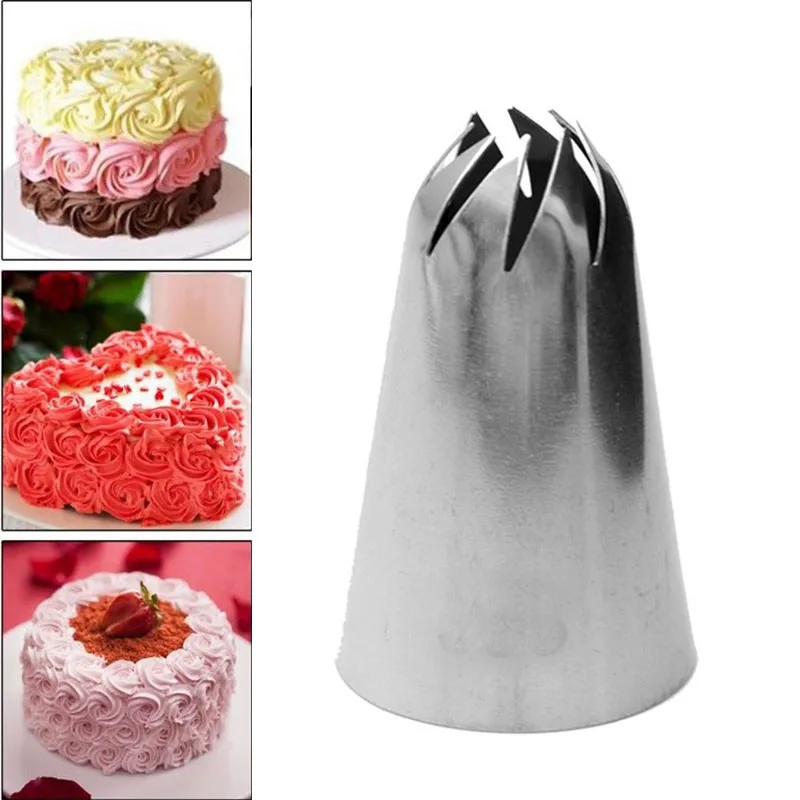 

Hot Sale Grass Flower Stainless Steel Icing piping nozzles DIY Cupcake Cream Pastry Tube Tips Nozzle For Cake Decorating Tools