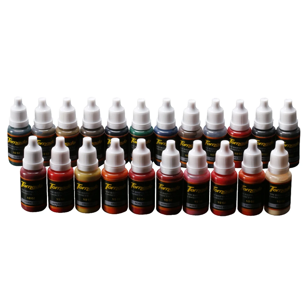 

Solong Tattoo Professional Xiulong Tattoo Ink Pigment Set (15ml) 23 Color For Tattoos PI201-15-23