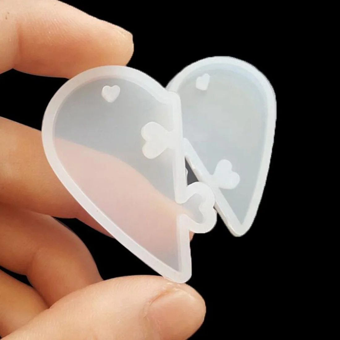 

Love locks for lovers Pendant Silicone Mold DIY Epoxy Resin Mould Jewelry Tools bisuteria para hacer joyas resin mold
