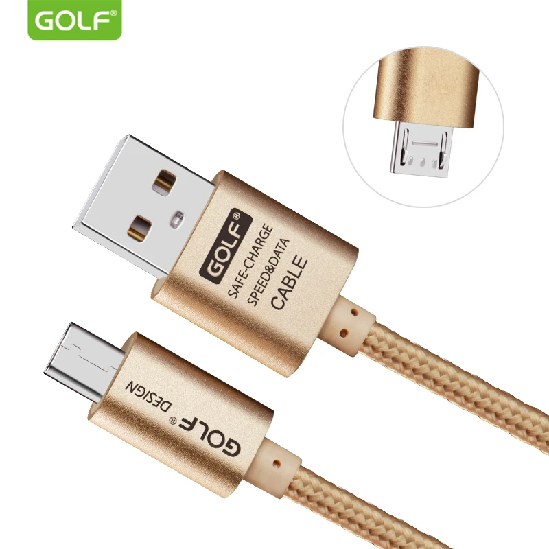 Кабель Micro USB Golf 3m для быстрой зарядки и синхронизации данных Samsung S4 S6 S7 LG G3 G4 Redmi Note 4