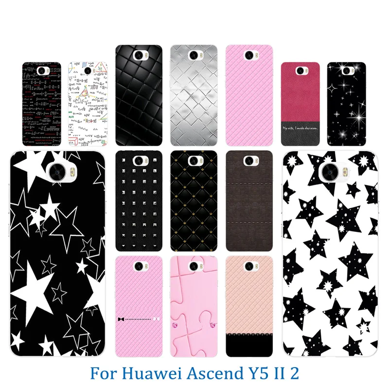 

TPU Soft Phone Case 5.0 inch for Huawei Y5 II Y5ii Y52 Cover Colorful Pattern Silicon for Honor 5A LYO-L21 CUN-U29 Crystal Coque