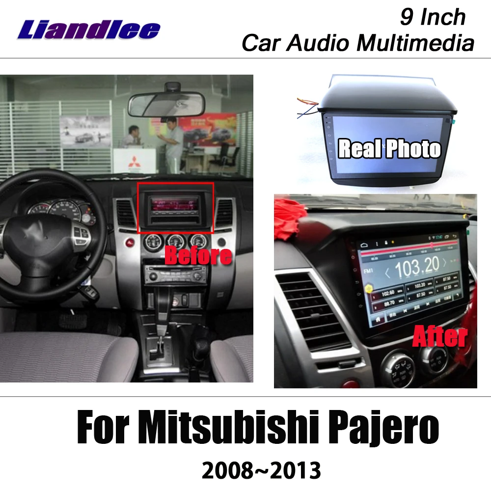 Liandlee 9 дюймов Android для Mitsubishi Pajero 2008 ~ 2013 стерео радио Видео Wi Fi Carplay географические карты gps Nav Navi навигации мультимедиа