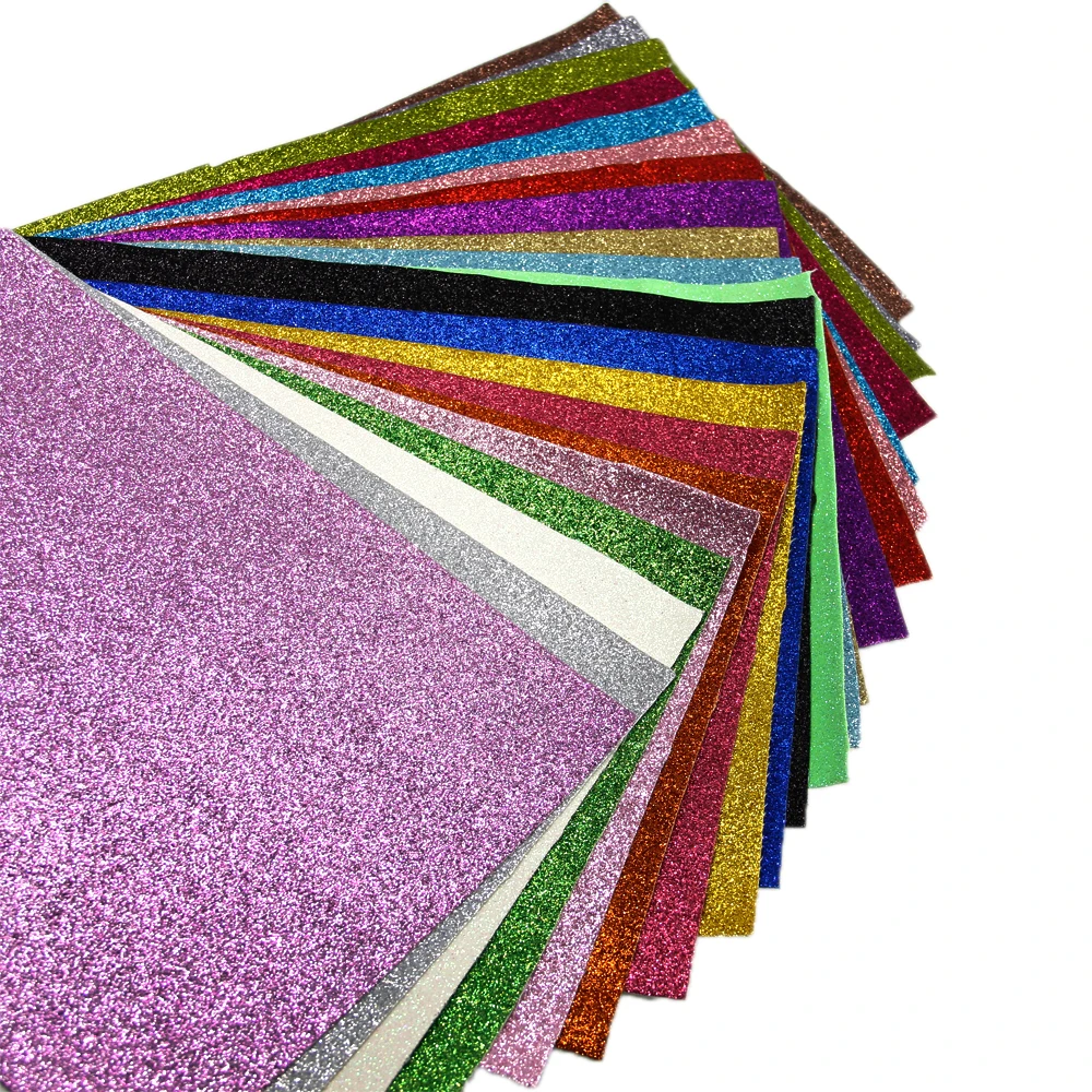 34 20cm Superfine glitter pvc fabric cut direction random size has a little errors for Sewing