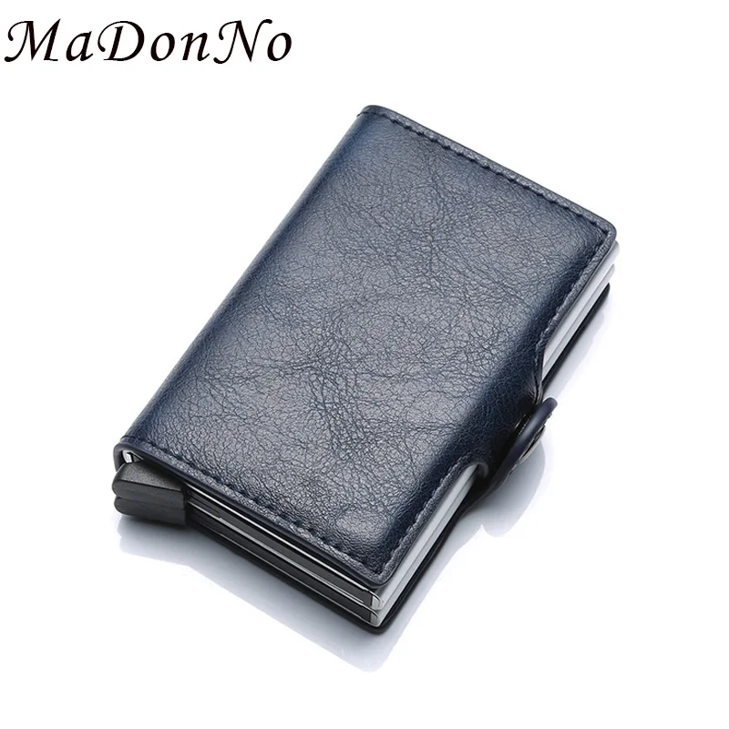 

Anti Rfid Protection id Credit Card Holder Men Cover for Credit Card Bank Business Card Holder minimalist Wallet kaarthouder New