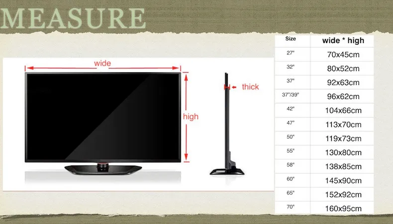 2"-70" дюймов ТВ набор крышка с карманом декоративный капюшон Кружева занавес пылезащитный декор для плоского экрана HD lcd