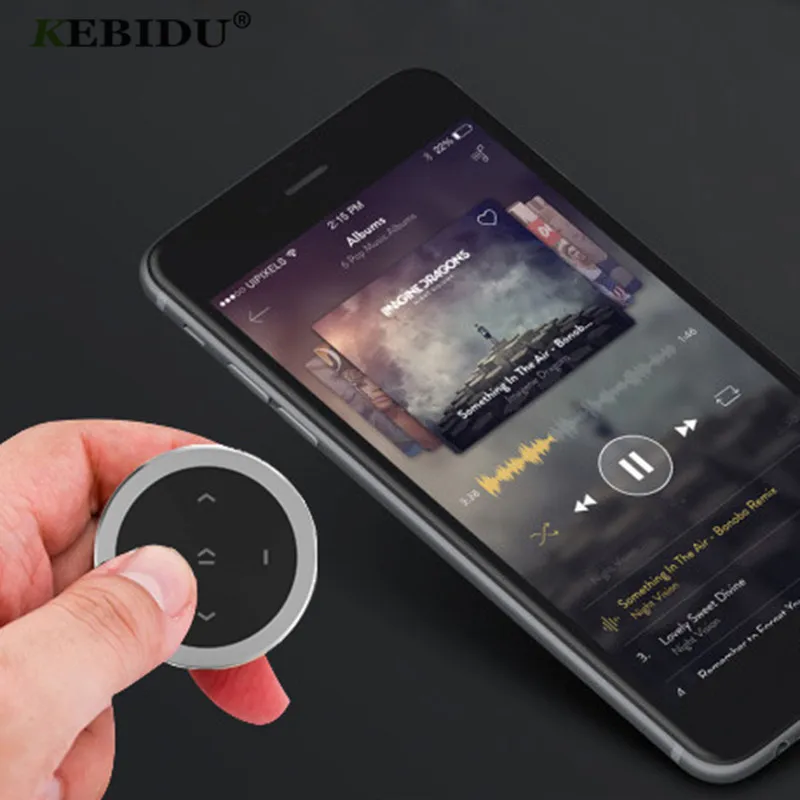 Kebidu беспроводной Bluetooth медиа руль дистанционное управление mp3 Воспроизведение музыки для Android IOS смартфон управление автомобильный комплект Стайлинг