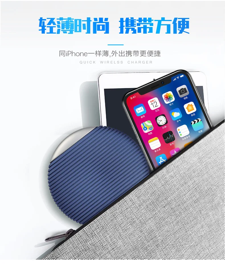 Быстрое беспроводное зарядное устройство для iPhone X 8 Xs Max Xr Qi Беспроводной Зарядное устройство быстрой Беспроводной Подставка для зарядки samsung S9 S8 Note 9 8