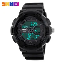 2017 Marque De Luxe SKMEI Mode Montres Hommes Numérique Casual montre Étanche Militaire Relogio Masculino Sport Hommes Montre-Bracelet