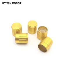 *#Best Price 5Pcs 15*17MM Gold Metal 6mm Knurled Shaft Potentiometer Control Knobs *#Best Price 5Pcs 15*17MM Gold Metal 6mm Knurled Shaft Potentiometer Control Knobs