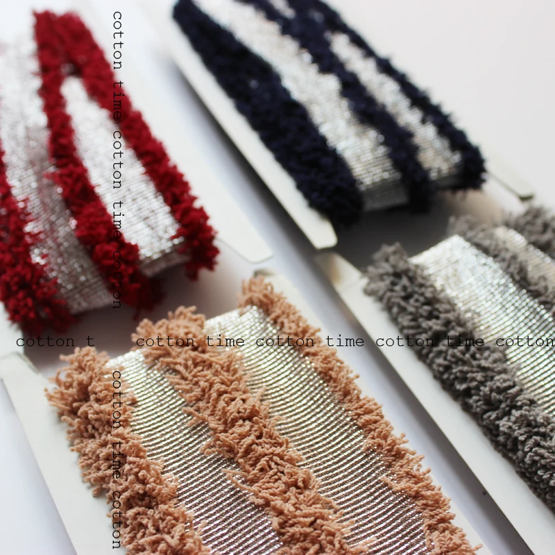 5 ярдов/партия твидовая лента пилинг аксессуар металлическая тесьма Серебряная с