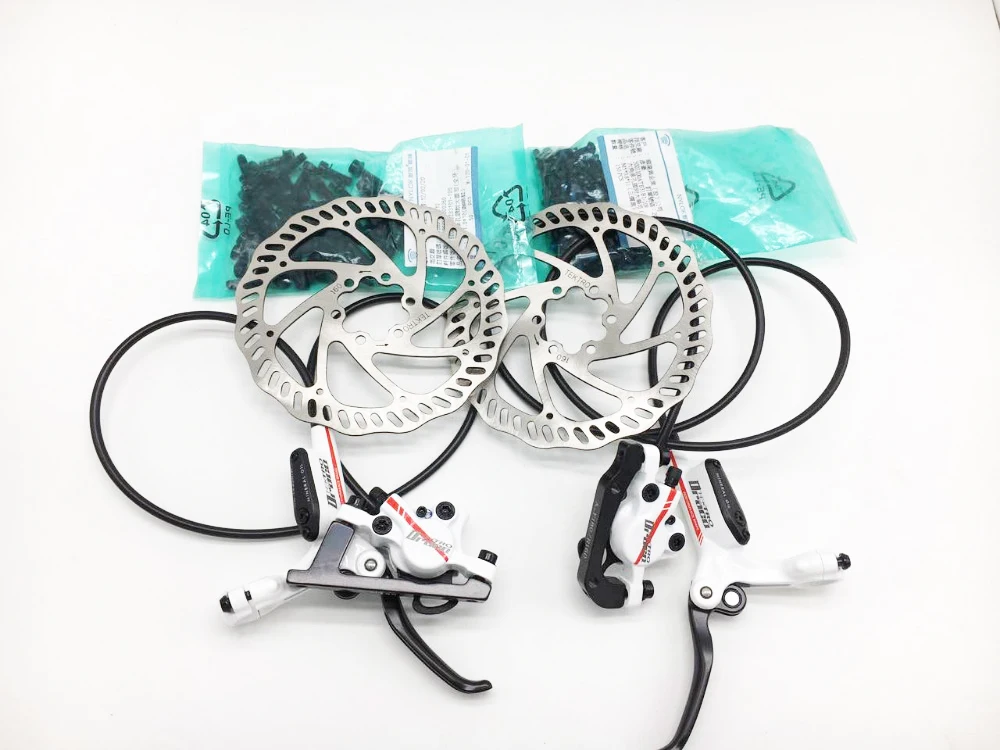 last stock 180 160 mm MTB original Tektro Darco hydraulic disc brake system disc 180 mm last stock 180 160 mm MTB original Tektro Darco hydraulic disc brake system disc 180 mm