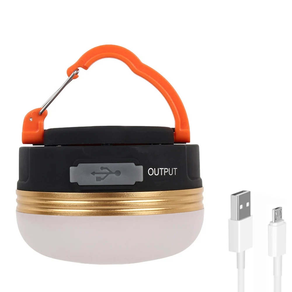 

Mini USB Rechargeable Portable Lantern Camping Light 3w LED Tents lamp Outdoor Hiking Umbrella Night Hanging lights Magnetic