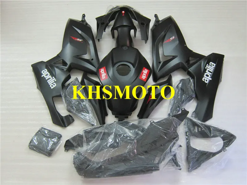 Мотоциклетный вставной обтекатель комплект для ухода за кожей Aprilia RS125 06 07 08 09 10 11 RS4 РСВ 125 2006 2009 2011 матовые черные Обтекатели+ 7 подарки AP10