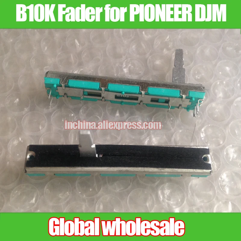 Прямой слайдовый потенциометр B10K 4 шт. Фейдер для новатор DJM 400 500 600 800/смешивающая