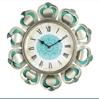 

Modern Unique Wall Saatk Home Decor European Watch Nixie Watch Decoration Loft Decor Reloj Mural Big Peacock Wall Saatk W5570