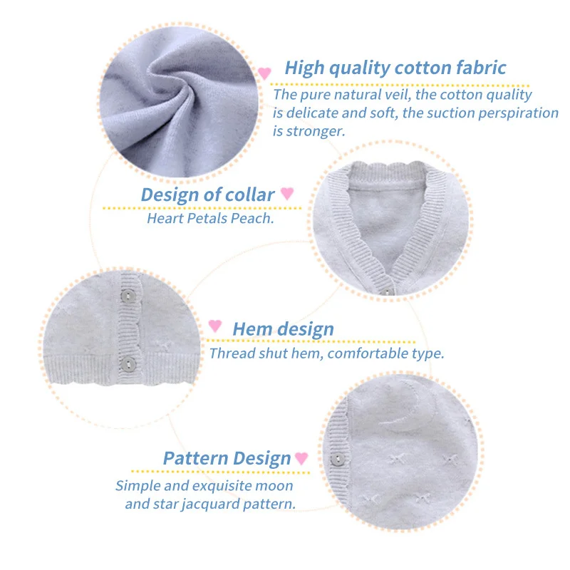 Ruffles Cotton Baby Sweater Vest Soft Knitted Toddler Sweater V-Neck Casual Sweater For Girls Boys Vest Baby Girls Clothing (1)