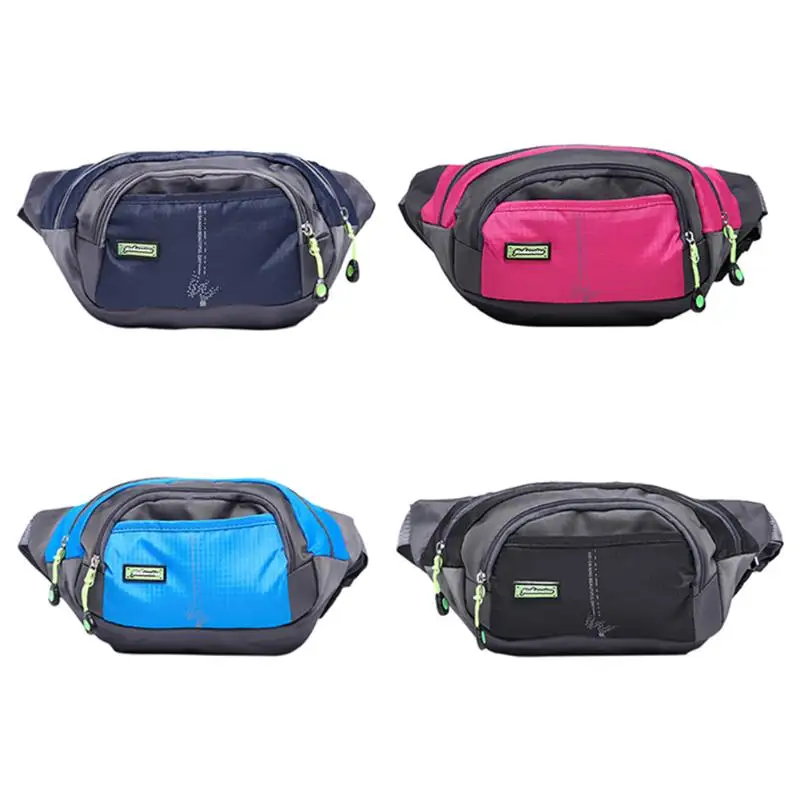 

Unisex Outdoor Nylon Bag Camping Hiking Fanny Pack Traveling Running Bag Phone Holder Keys Organizer Leisure Shoulder Pouch