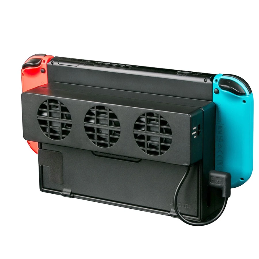 Подставка для игровой консоли Nintendo Switch NS охлаждающий вентилятор с 3 USB
