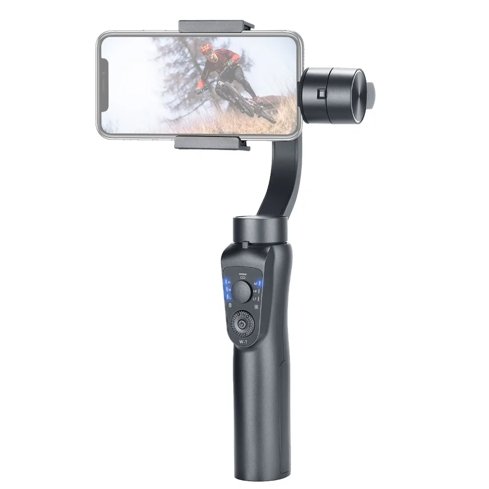 

Neewer Gimbal 3-Axis Handheld Stabilizer with Zoom Control Auto Tracking 2 USB Charging Ways for iPhoneXs Max Xr X 8 Plus 8 7 6