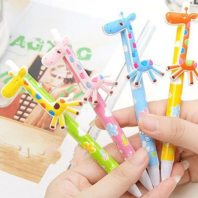 

24PCS Back to school Baby shower baptism gift cute deer ball pen gift kids birthday party favors souvenirs