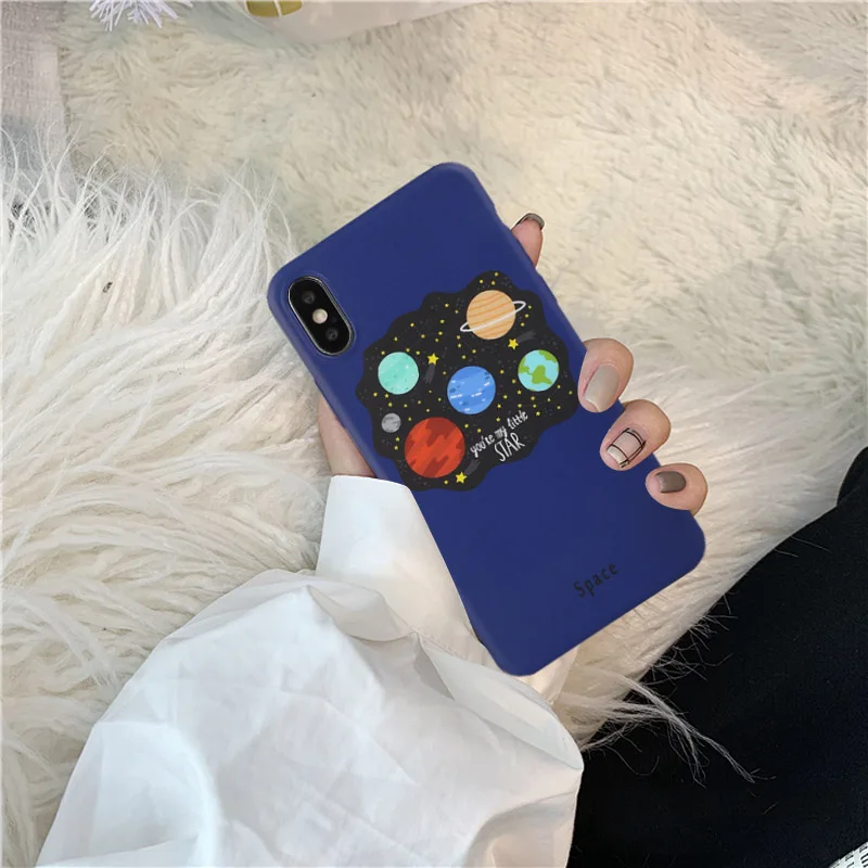 Чехол для телефона GYKZ с рисунком Вселенной планеты космоса iPhone 7 XS MAX XR X 6 6s Plus