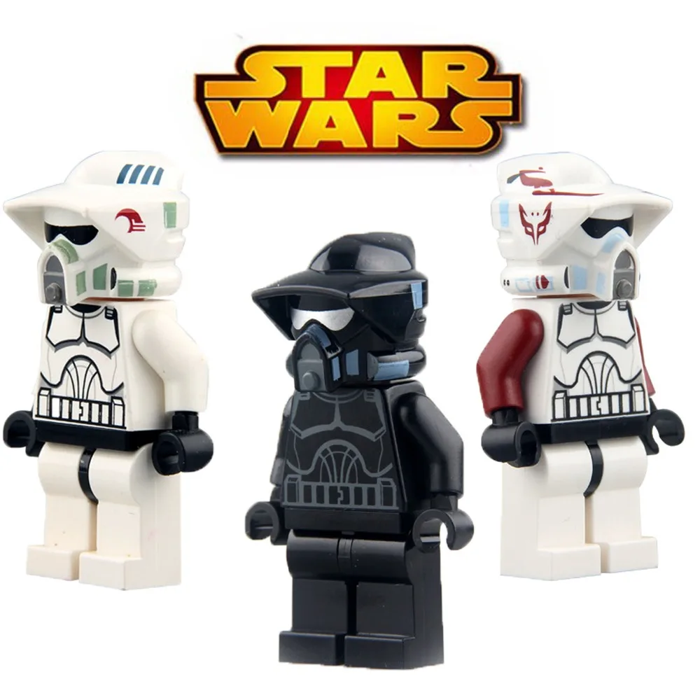 

Star Wars Mini Blocks The Force Awakens Shadow ARF Clone Snow Trooper legoing Mini Blocks Toys For children Action Figures Dolls