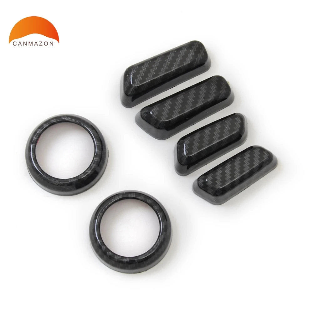 

For Volvo XC 60 XC60 SUV 2018 2019 Car Styling Interior Auto Seat Adjustment Button Switch Cover Trim Decorative 6pcs/set