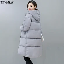 New 2017 Winter Jacket Women Long Coat Down Thick Jackets Hooded Thick Warm Parkas Womens High Quality Brand Coat Plus Size