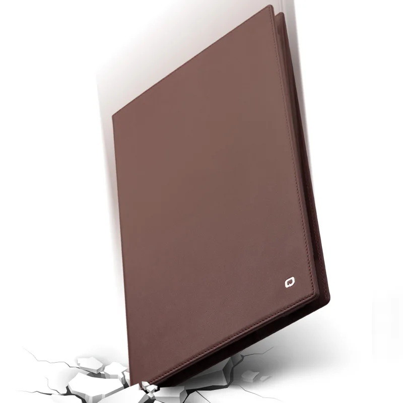 Чехол QIALINO из натуральной кожи для iPad air2 Ультратонкий флип чехол с подставкой и