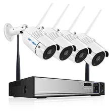 Besder 4CH Wifi CCTV система HD 720 P/960 P Дополнительный комплект видеонаблюдения XMEye P2P Металлический Чехол Водонепроницаемая беспроводная камера беспроводное наблюдение