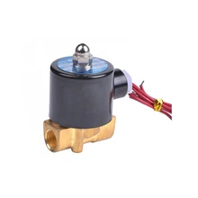 GOGO 2W 2way 1/" 3/8" Нормально закрытый DC12V 24V AC110V 220V 2W025-08 2W040-10 латунный электромагнитный клапан