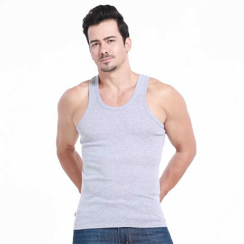 

Alharbi 2019 Summer Running Men Vests Quick Dry breathable Cotton Casual Printing Men's