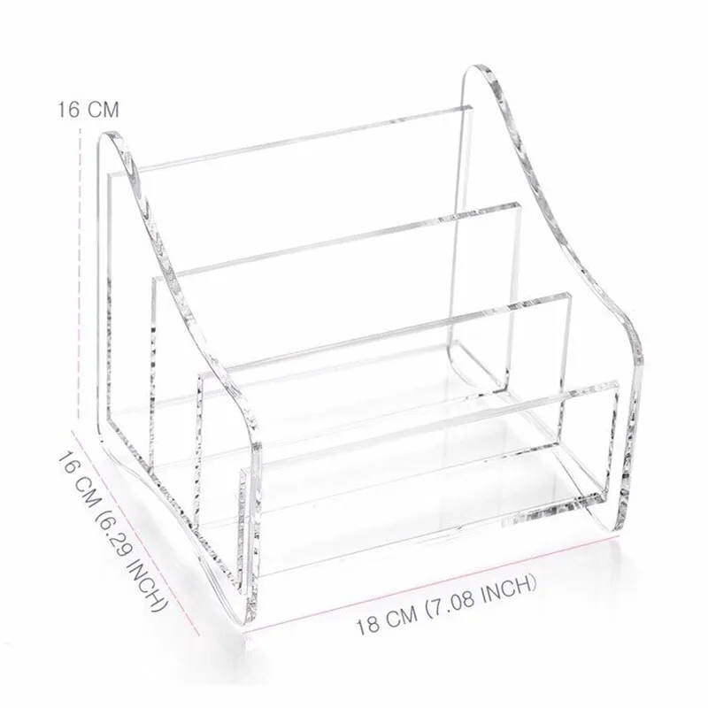 Акриловый Органайзер для масок, косметический держатель, коробка для хранения косметики, контейнер с дистанционным управлением, настольный контейнер для хранения