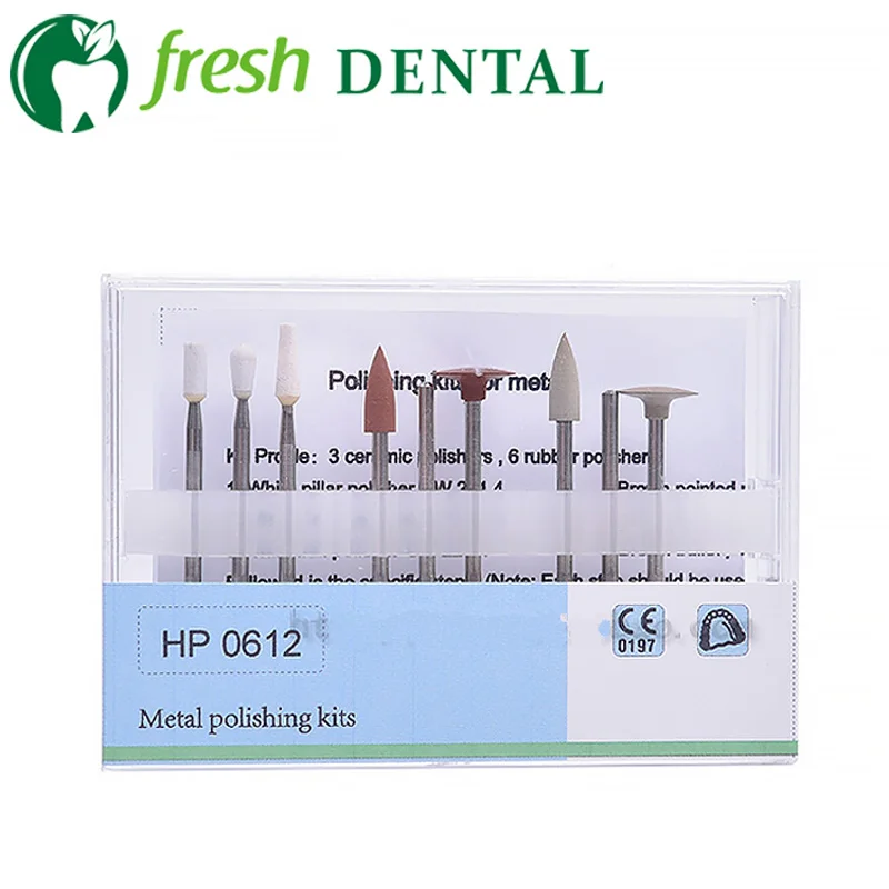 1 Set Dental Metal polishing kits metal crown polishing kit Polishers