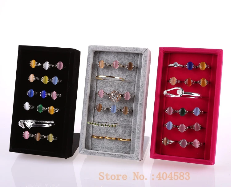

Velvet Ring Display Stand Holder Earring Display Stand Tabletop show stand tray holder Earring Tray little-bracelet tray