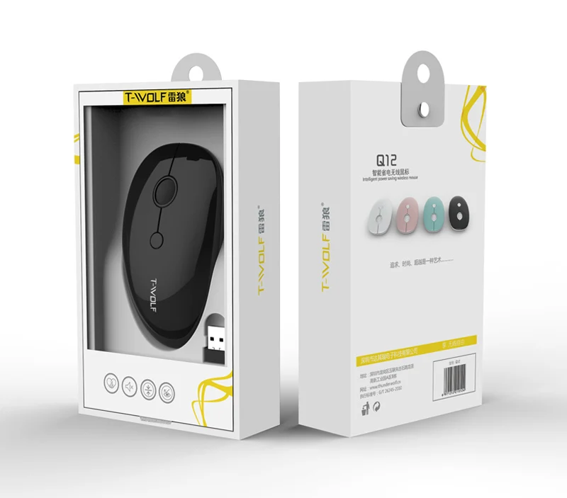 T-WOLF Q12 Slim Wireless Mouse (8)