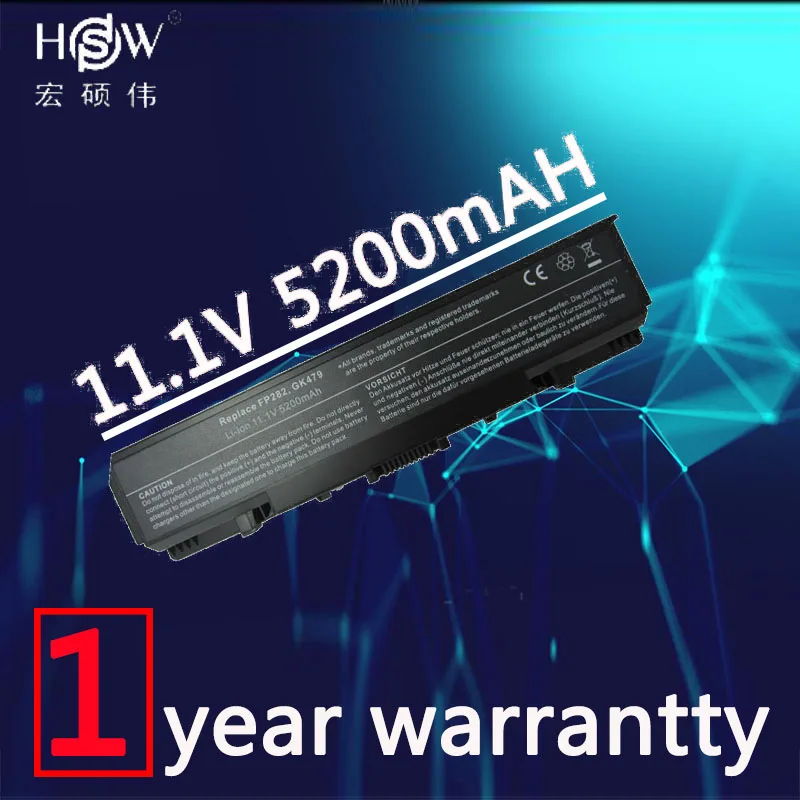 HSW 5200 мАч Аккумулятор для Dell Inspiron 1720 530 S 1520 1521 1721 Vostro 1500 1700 312-0576 312 -0590 312-0594 312-0589 312-0504