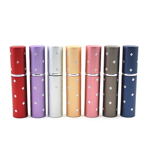 

1pc 6ml Portable Mini Refillable perfume bottle &Traveler Aluminum Spray Atomizer Empty Parfum Bottle