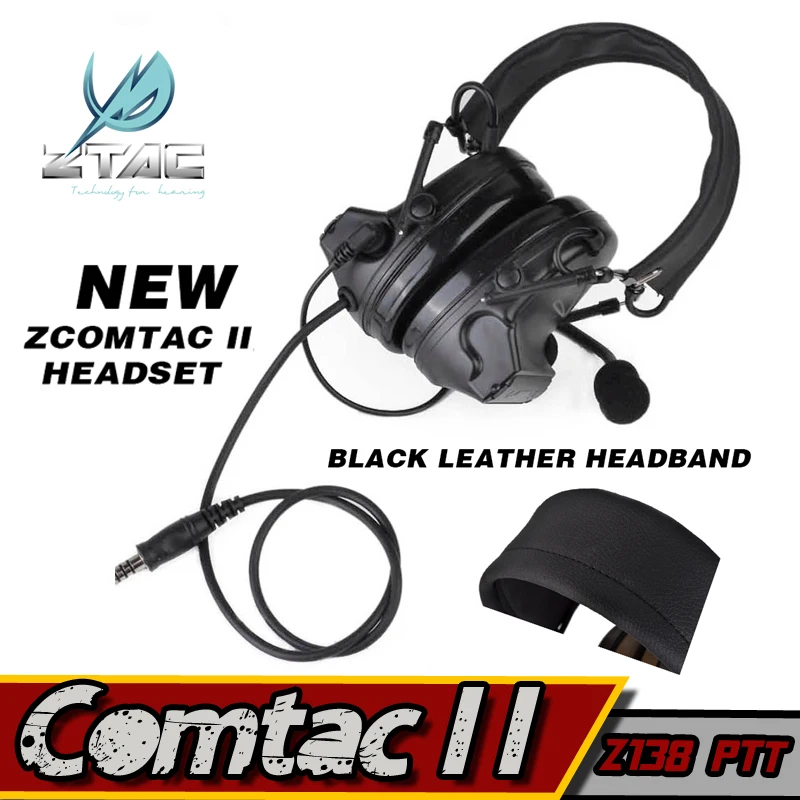 Z Tac гарнитура Comtac II страйкбол Пейнтбол Охота TAC Arsoft PTT kenwood Воздушный пистолет Peltor