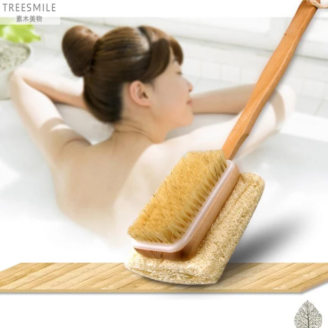 FEIXIANG bristle full body brush wooden long handle brushes bathroom