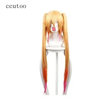 Ccutoo мисс Кобаяши Дракон горничной драконы девушка Tohru синтетический парик для студенческой вечеринки+ 2 Клип на хвост